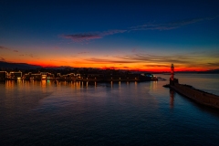 262-G-Sunset-over-the-port-of-Chania-Crete-Greece